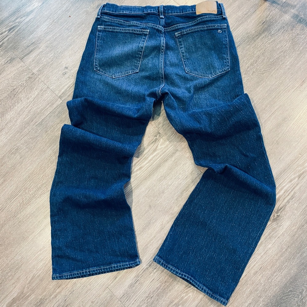 Rag & Bone Peyton Mid-Rise Full Length Bootcut Jeans Dark Wash Size 31 Womens